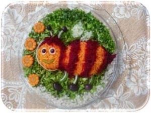 Ensalada creativa con aderezo de Yogurt