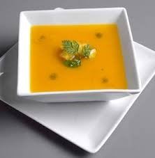 Crema de calabaza con maíz