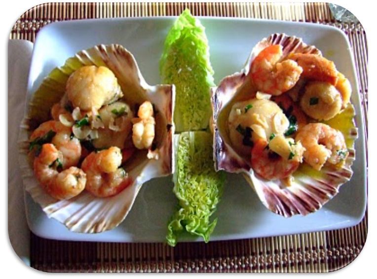 Vieiras-gratinadas-al-ajillo