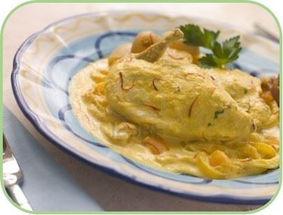 Pechugas-de-pollo-salseado-con-naranja-y-pistachos