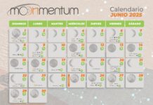 Calendario Astrólogico junio 2025