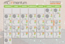 Calendario Astrológico Mayo 2026
