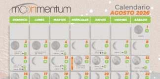 Calendario astrológico agosto 2026
